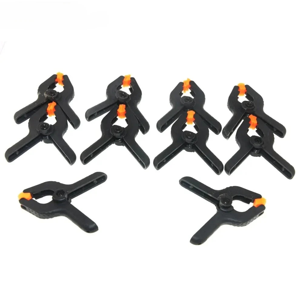 10-Pack Plastic Spring Clamps 3" 4" 6" – Studio & Woodworking