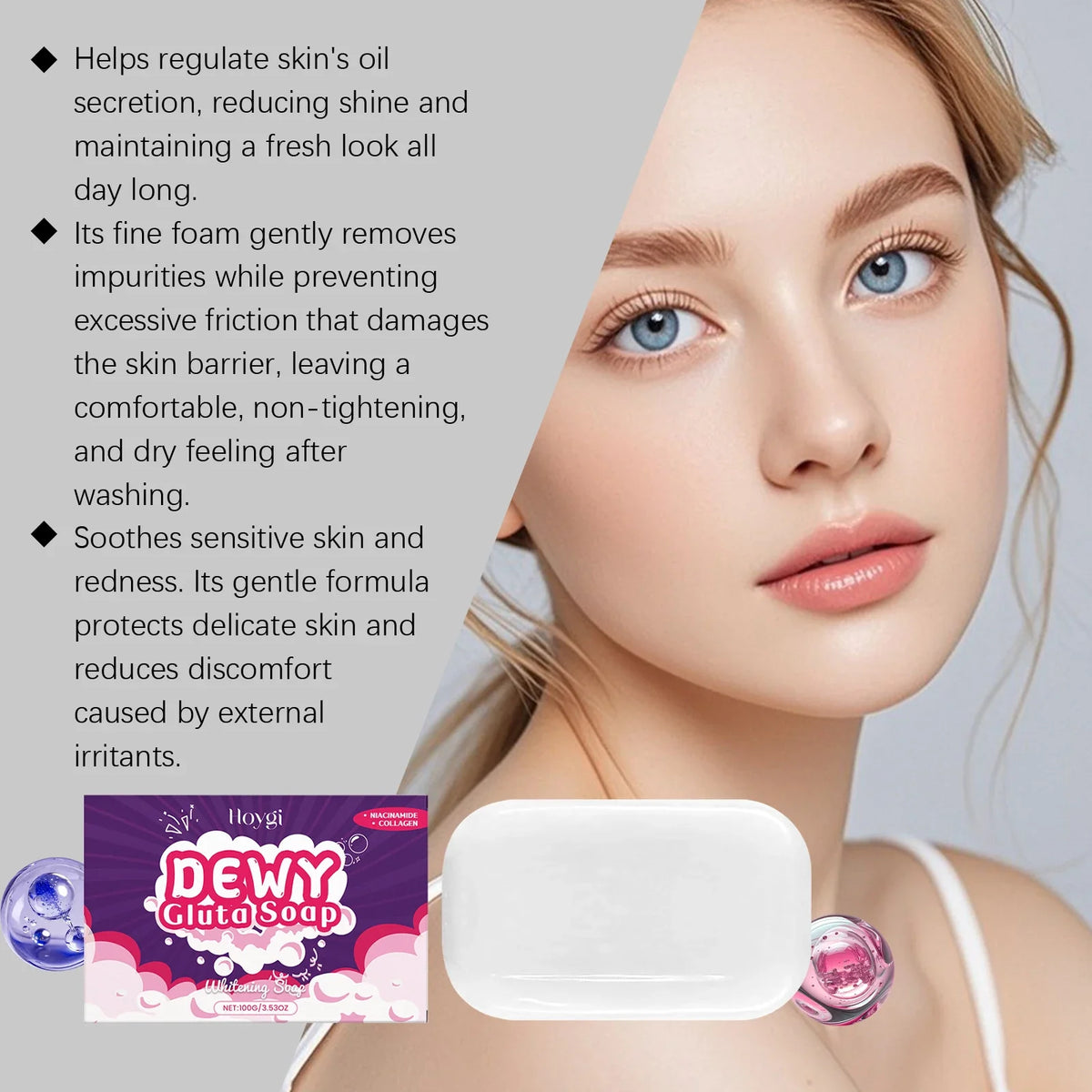 Hoygi Tea Tree Oil & Glutathione Facial Soap – Oil Control Bar