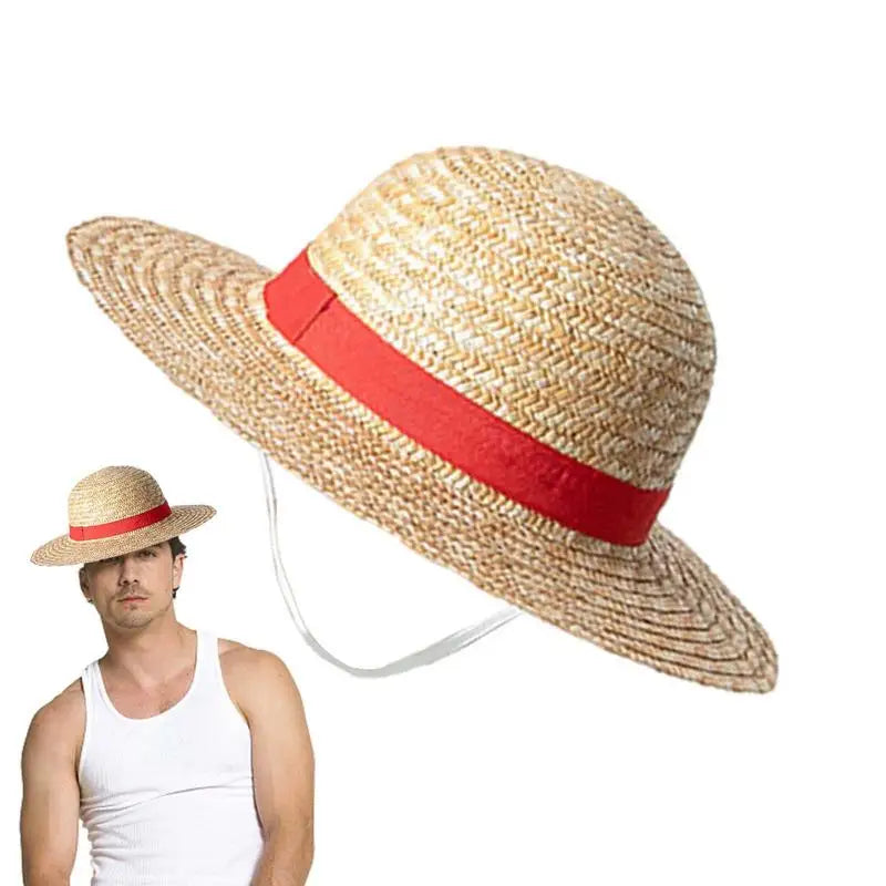 Unisex Straw Sun Hat – Beach, Festival & Costume Prop