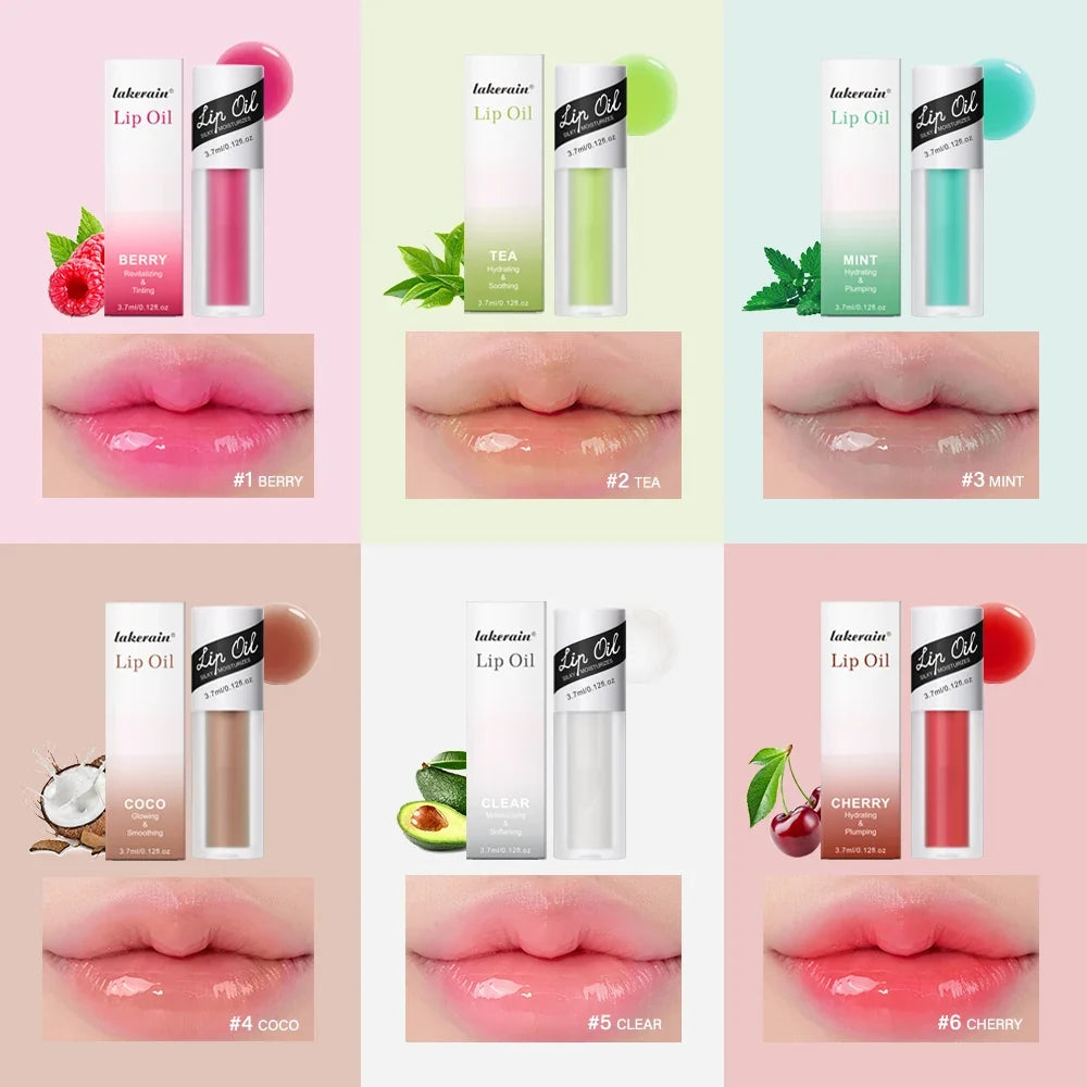 Korean Lip Oil Tint – Moisturizing, Plumping & Long-Lasting