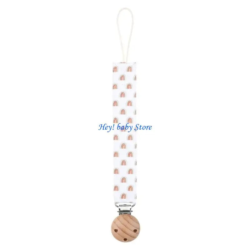 Flower Teether Pacifier Clip Chain for Baby Boys & Girls