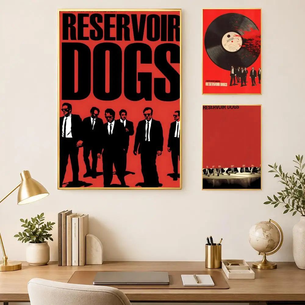 Reservoir Dogs HD PVC Wall Poster – Self-Stick Movie Decor