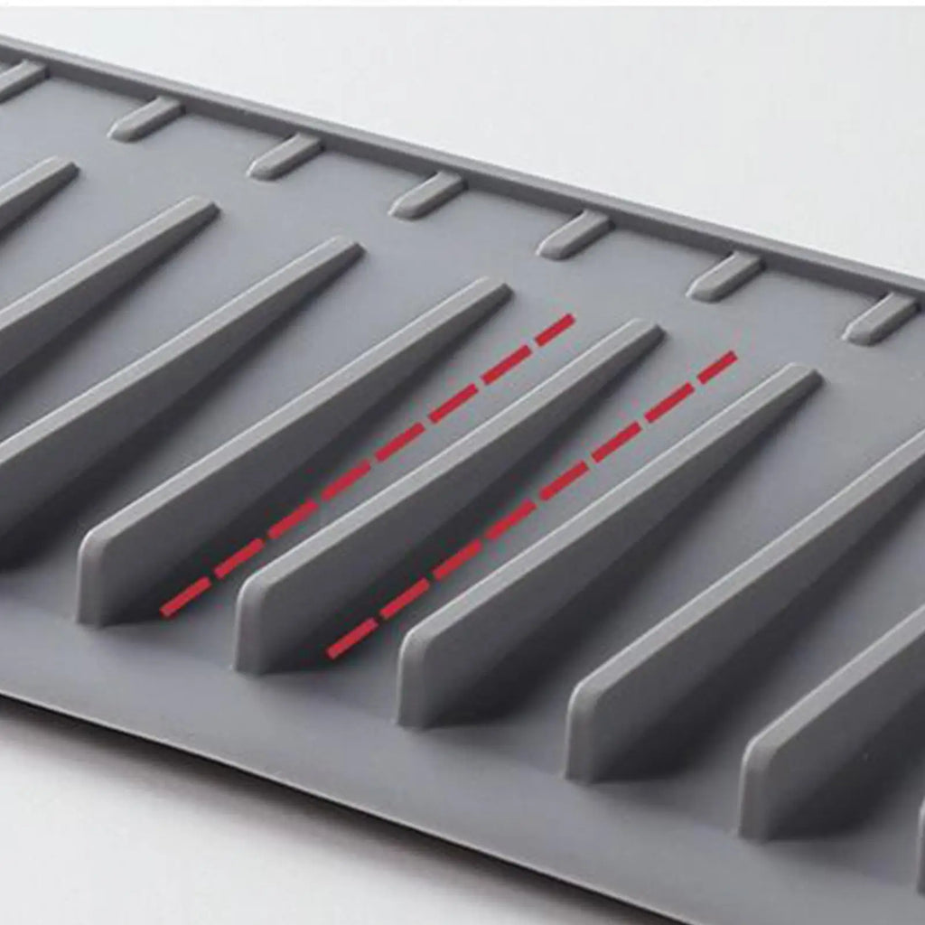 Long Silicone Sink Faucet Mat – Splash Guard & Countertop Protector