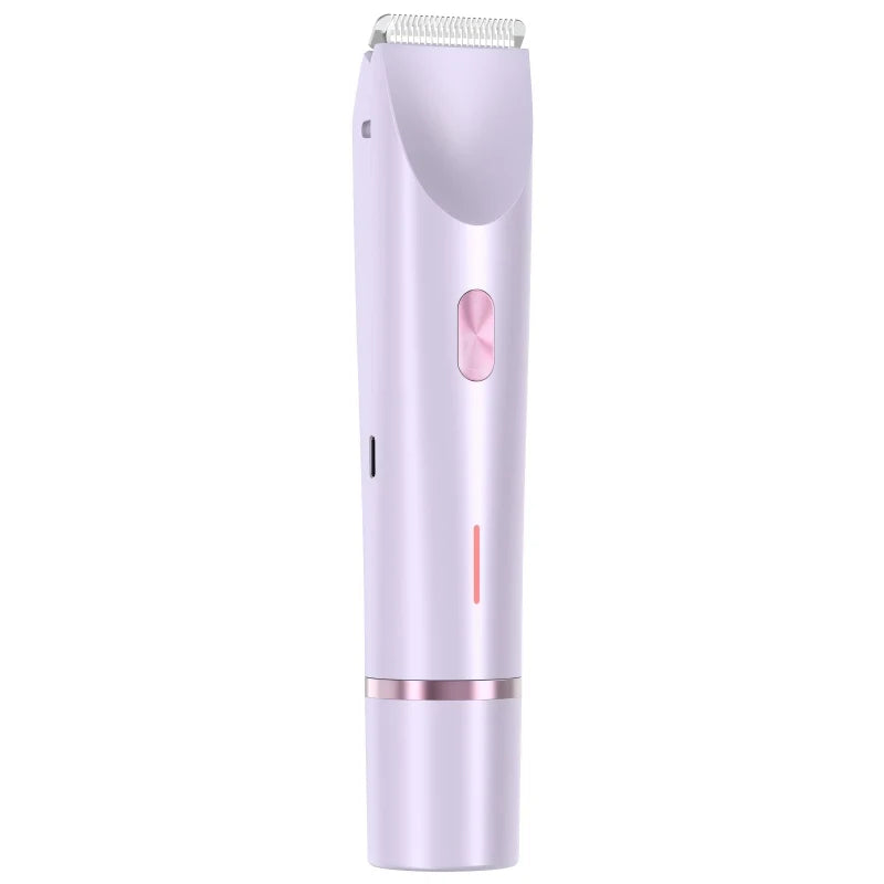 Women's Waterproof Dual-Function Electric Body Hair Trimmer