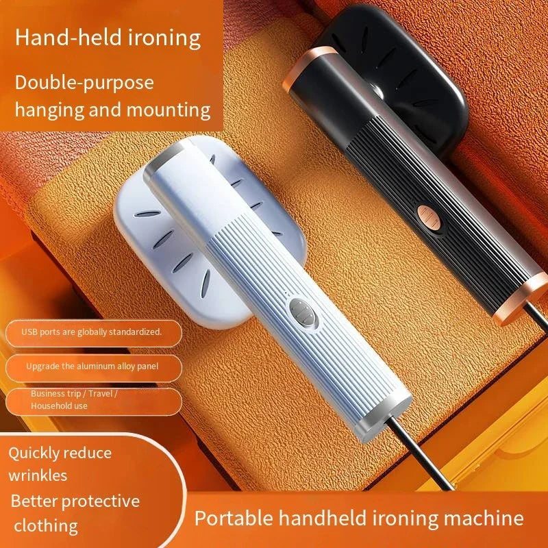 HOMEFISH Handheld Garment Steamer 360° USB Powered Fabric Steamer