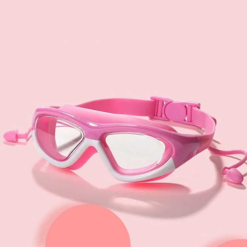 Kids Swimming Cap & Anti-Fog Goggles Set | UV Cartoon
