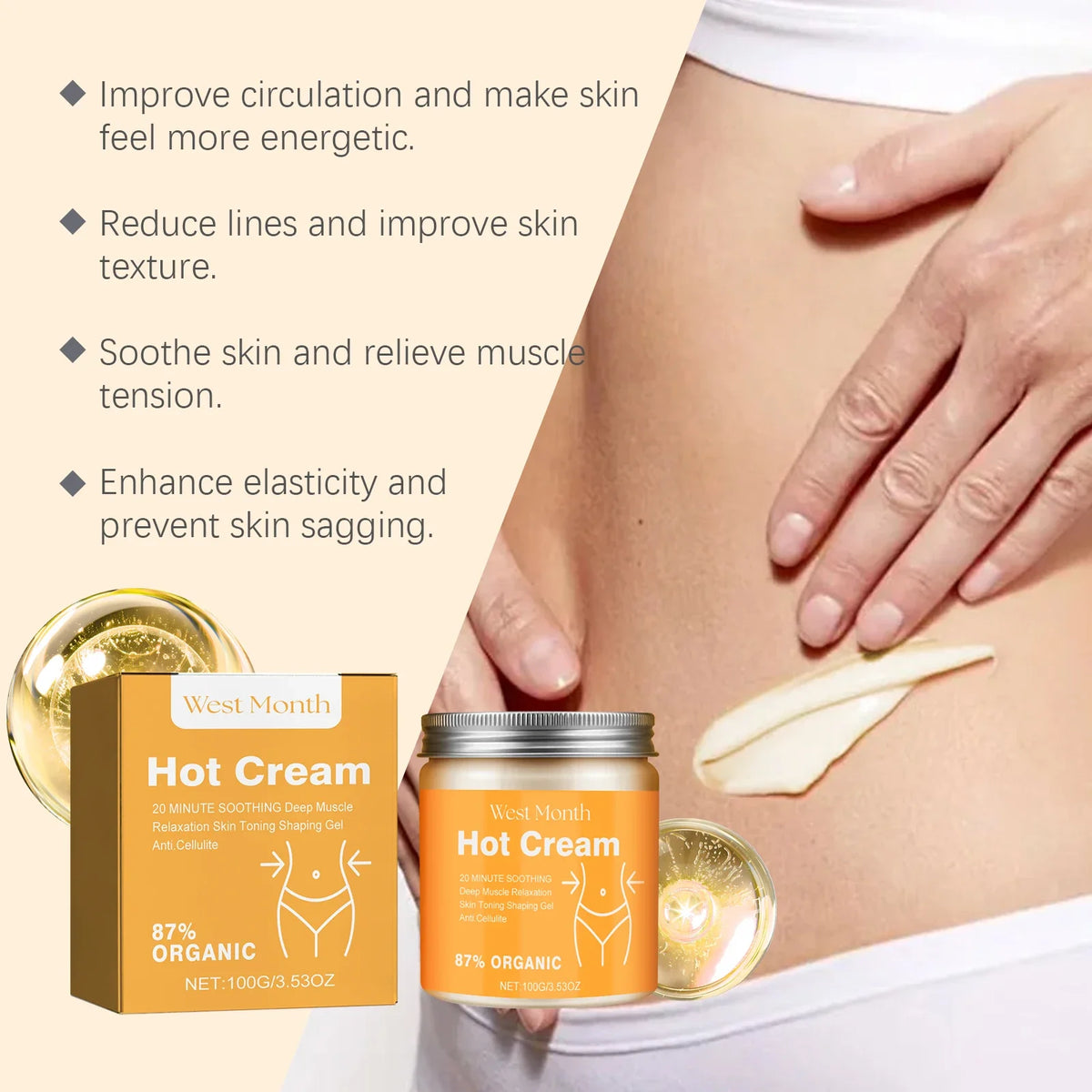 Body Firming Sculpting Cream – Moisturizing Lotion for All Skin