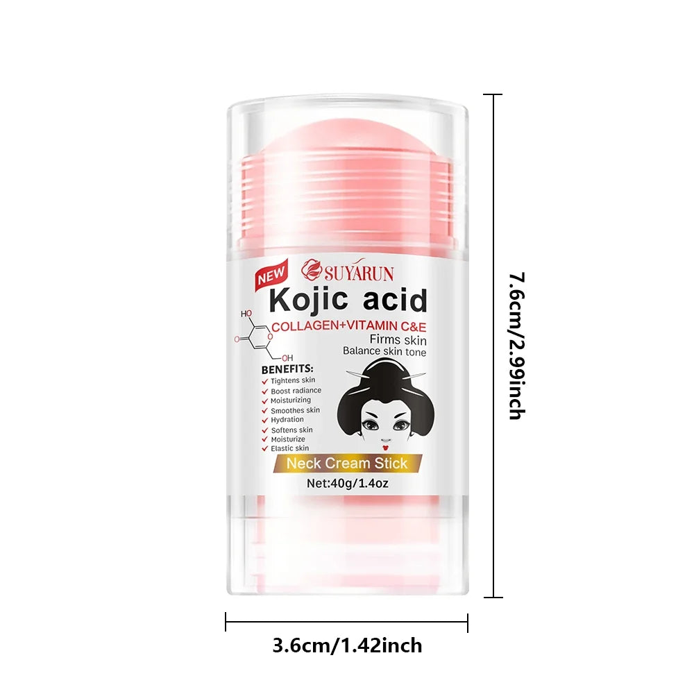 SUYARUN Kojic Acid Neck Cream Stick – Deep Moisturizing