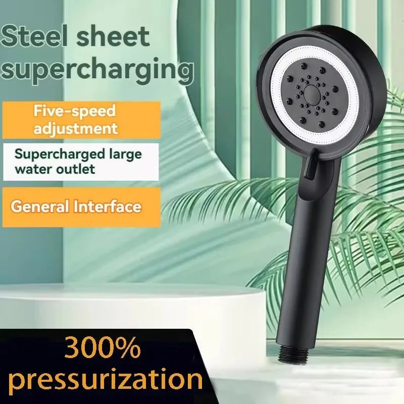 5-Mode High Pressure Handheld Shower Head | Water Saving