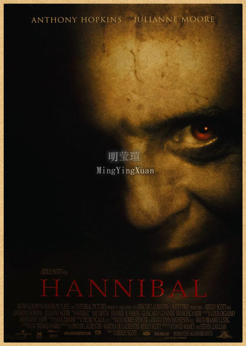 Classic Horror Movie Kraft Paper Vintage Poster | Wall Art
