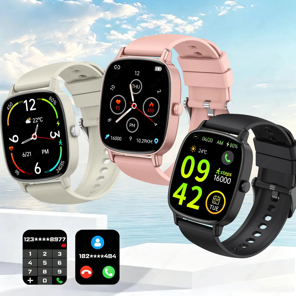 2026 Men's Smart Watch Women's HD Full Touch Screen Sports Fitness