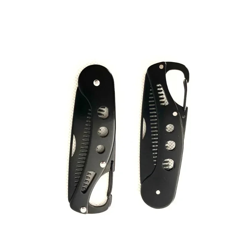 Stainless Steel Folding Beard Comb – Anti-Static Men's Comb
