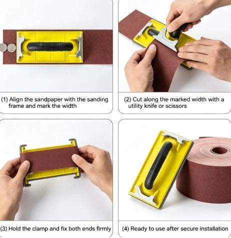 Emery Cloth Sandpaper Roll 80–600 Grit | Wood & Metal