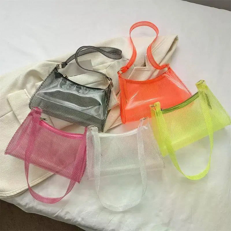Women's Clear PVC Transparent Shoulder Bag | Crossbody Handbag