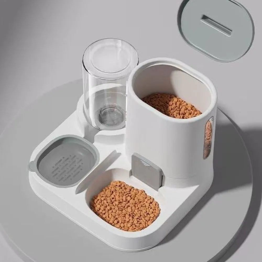 2-in-1 Automatic Dog Feeder & Water Dispenser | Large Capacity