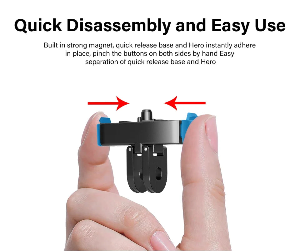 GoPro Hero 13 Metal Magnetic Quick Release Mount Adapter