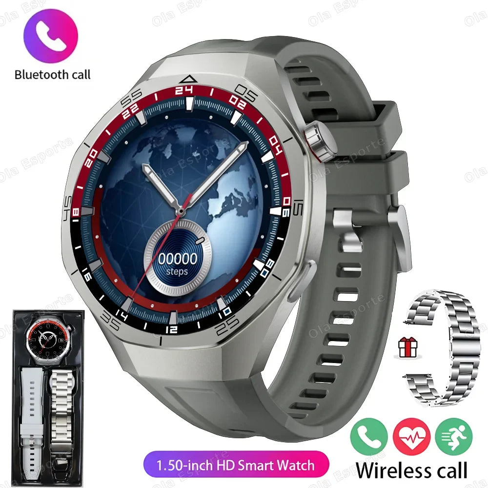 Wireless Charging Smart Watch Bluetooth Call Fitness Tracking Music