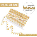 Braided Burlap Ribbon 10m – Rustic Jute Gimp Braid Trim