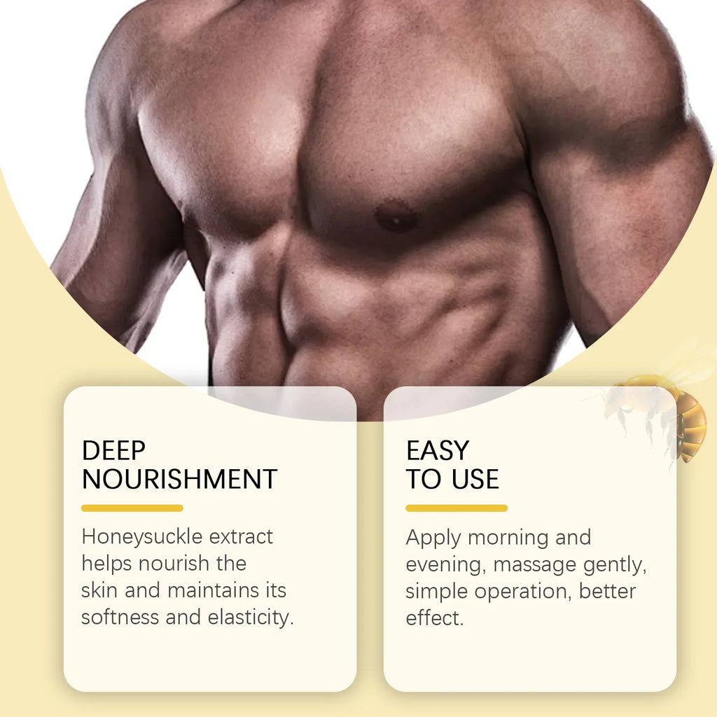 Bee Venom Gynecomastia Chest Shaping Massage Oil for Men