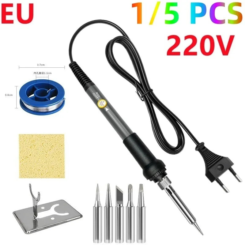 60W Adjustable Electric Soldering Iron 220V EU – SLADE Rework Kit