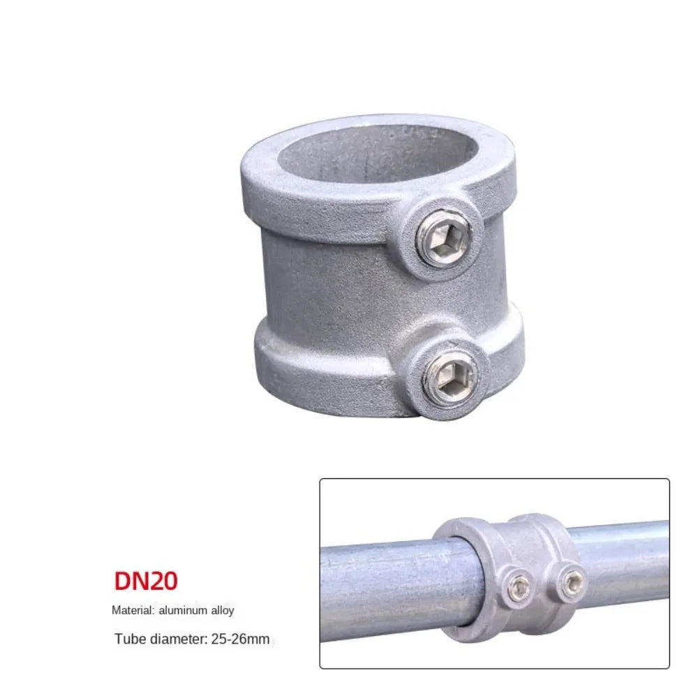 1 2'' 3 4 Pipe Fitting Connector Aluminum Alloy Steel Fixed Buckle
