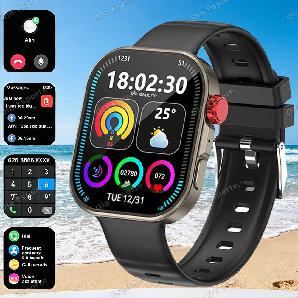 HW12 Smartwatch 2.01" HD Bluetooth Call & Fitness Tracker