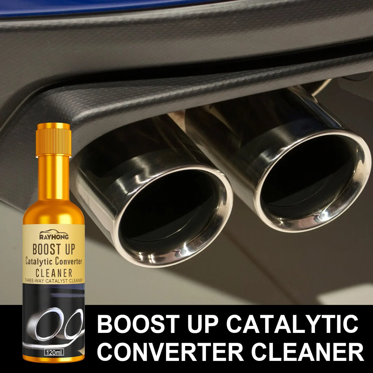 RayHong Catalytic Converter Cleaner | Carbon Removal 120ml