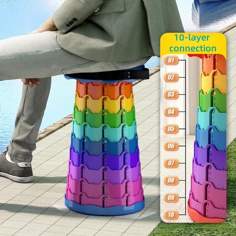 Portable Folding Fishing Chair | Adjustable Telescopic Outdoor Seat