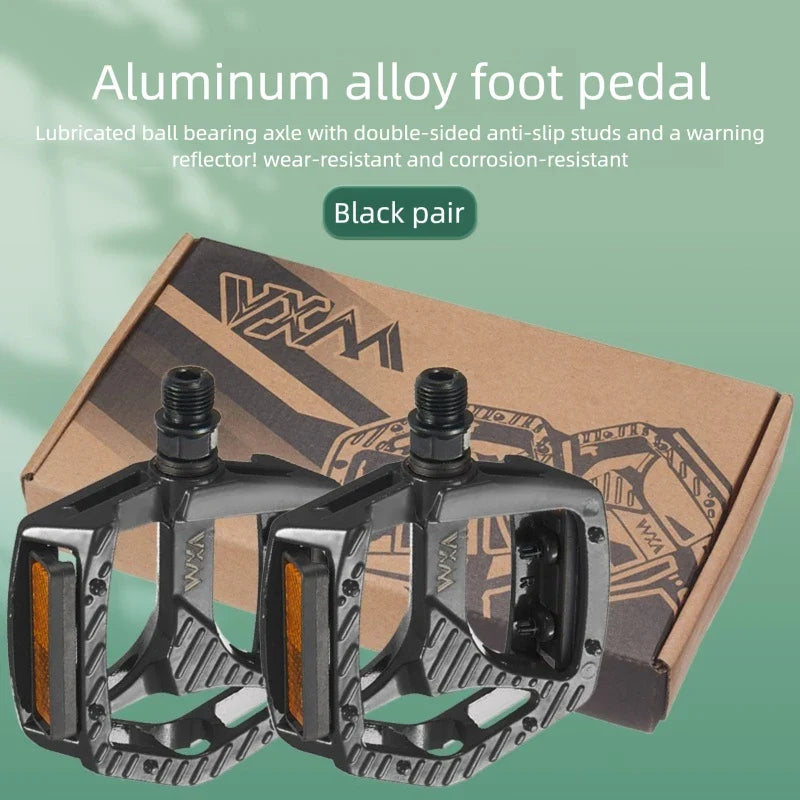 Ultralight Aluminum MTB Bike Pedals – Non-Slip Wide Platform