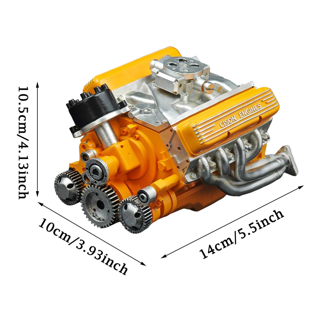 OHV V8 Small-Block Engine Model Kit – Build Your Own V8