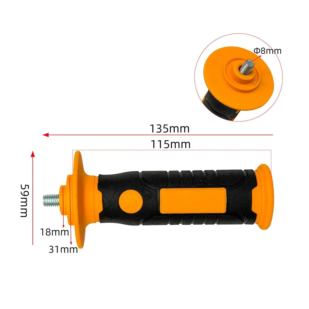M8 Anti-Vibration Side Handle for 100-Type Angle Grinder