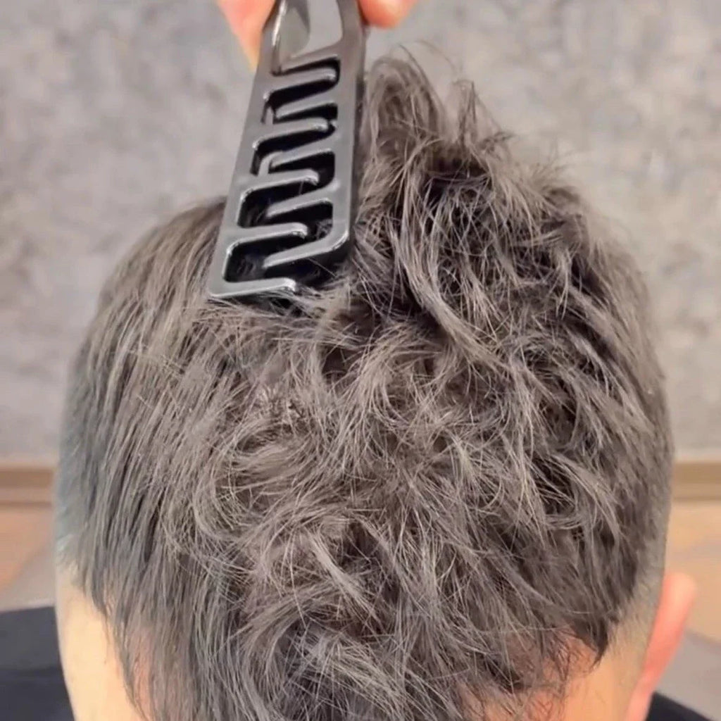 Men's Portable Styling Comb – Hair Grip, Define & Volume