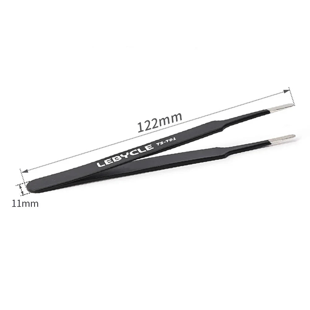 Bicycle Maintenance Tweezers Portable Ball Bowl Tool Stainless Steel