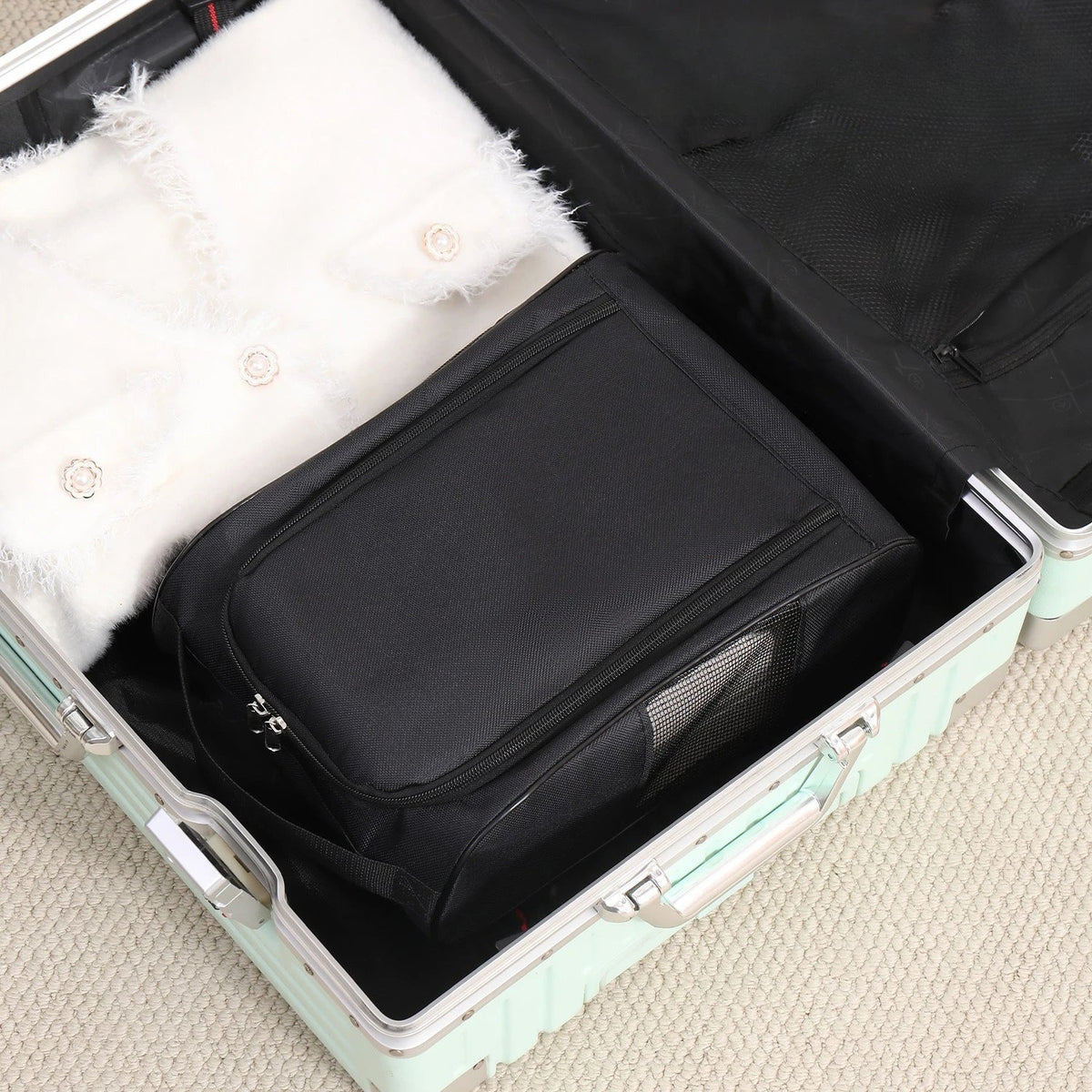 Portable Golf Shoe Bag Oxford Cloth Carrier Bags Breathable