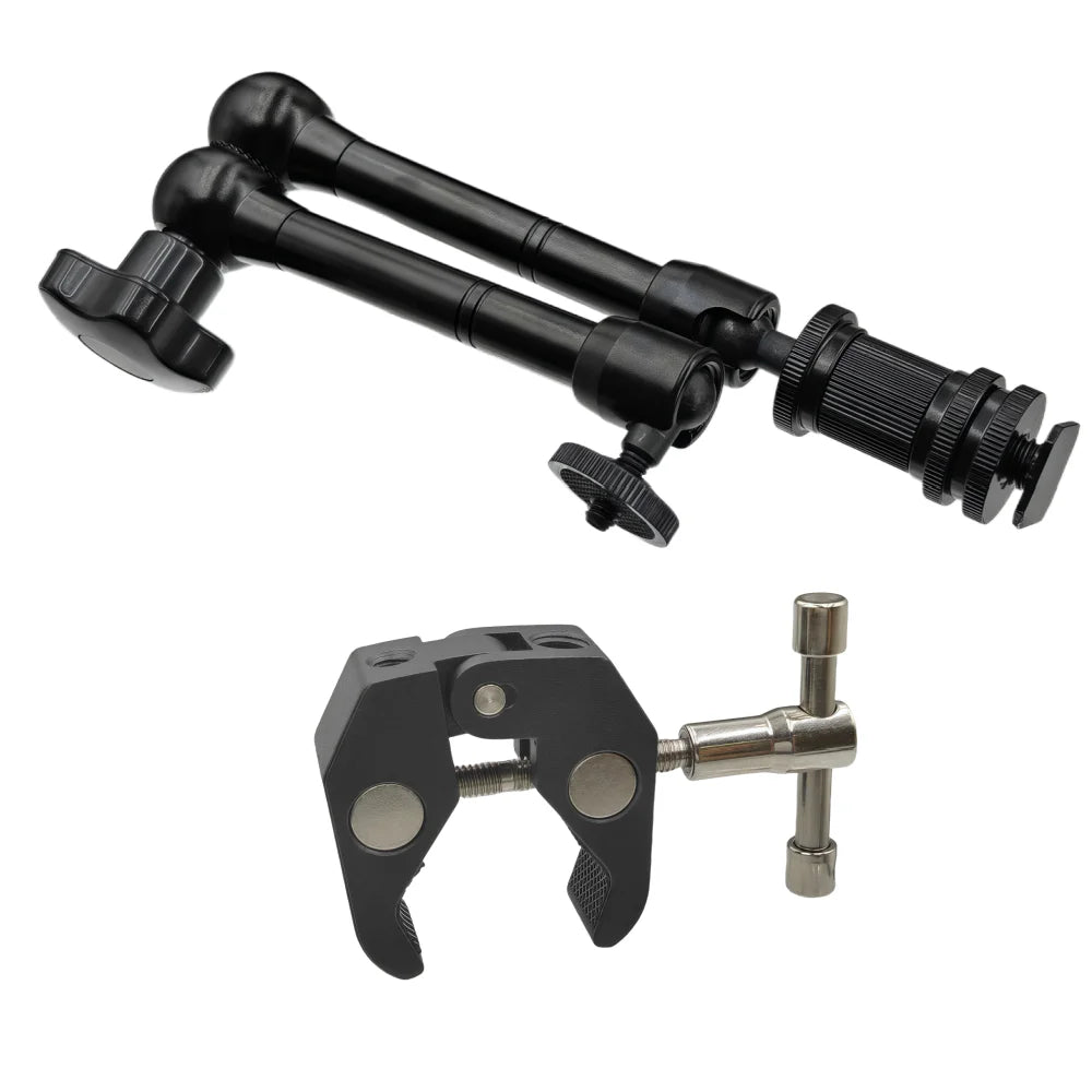 11" Metal Magic Arm & Super Clamp – Camera, Monitor & LED