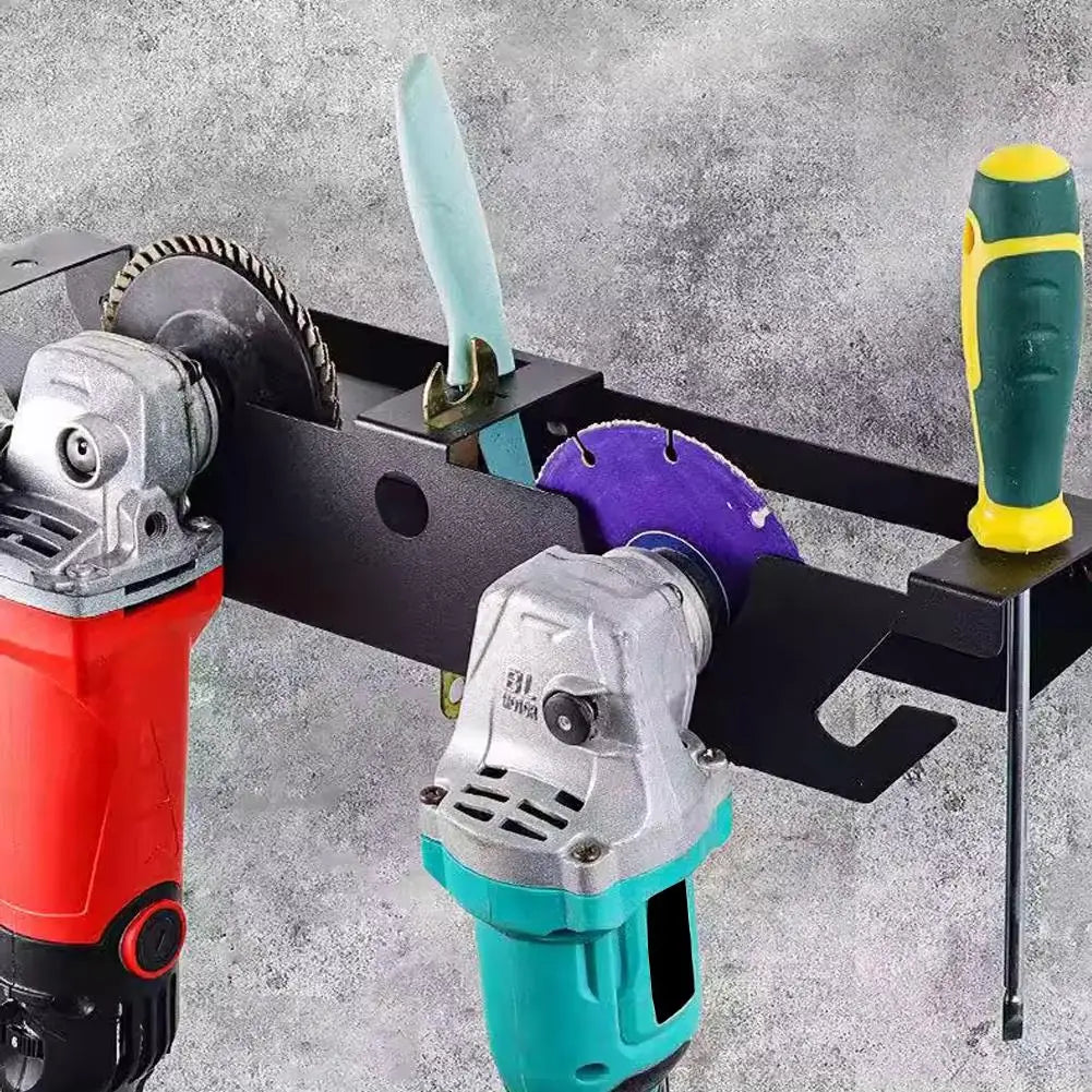 1 Angle Grinder Holder Wall Mount Cutters Storage Rack Heavy Duty