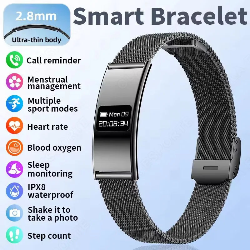 Smart Bracelet Health Fitness Tracker Ultra-thin Heart Rate