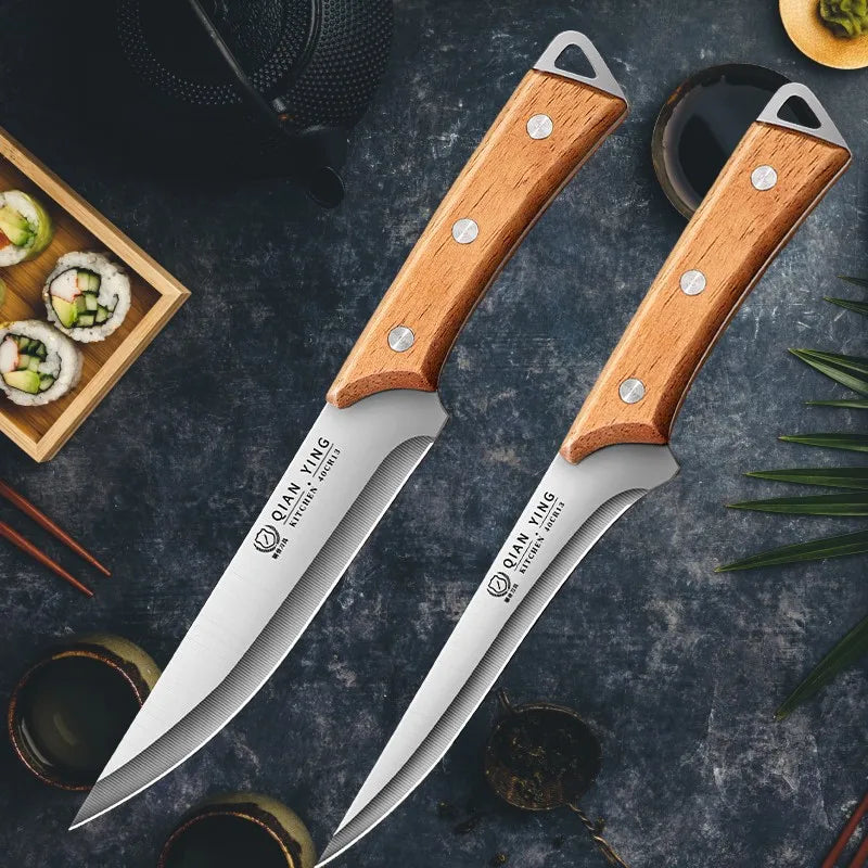 High Manganese Steel Boning Knife – Butcher Knife with Cover