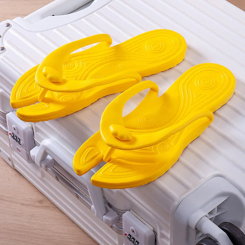 Foldable Travel Slippers – Lightweight EVA Slides Women & Men