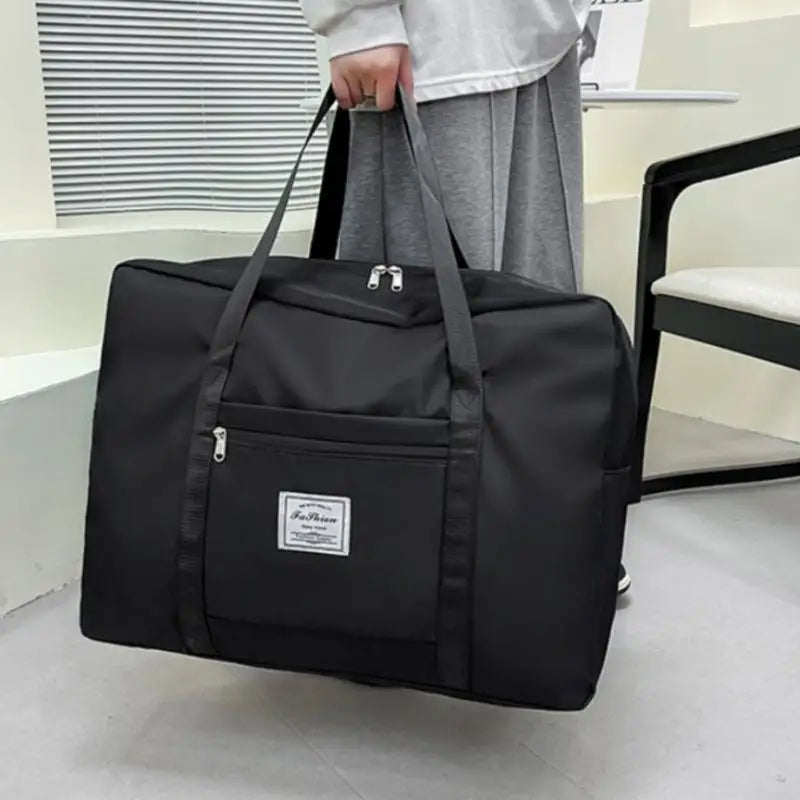 Large Foldable Travel Duffel Bag – Nylon Shoulder & Luggage Bag