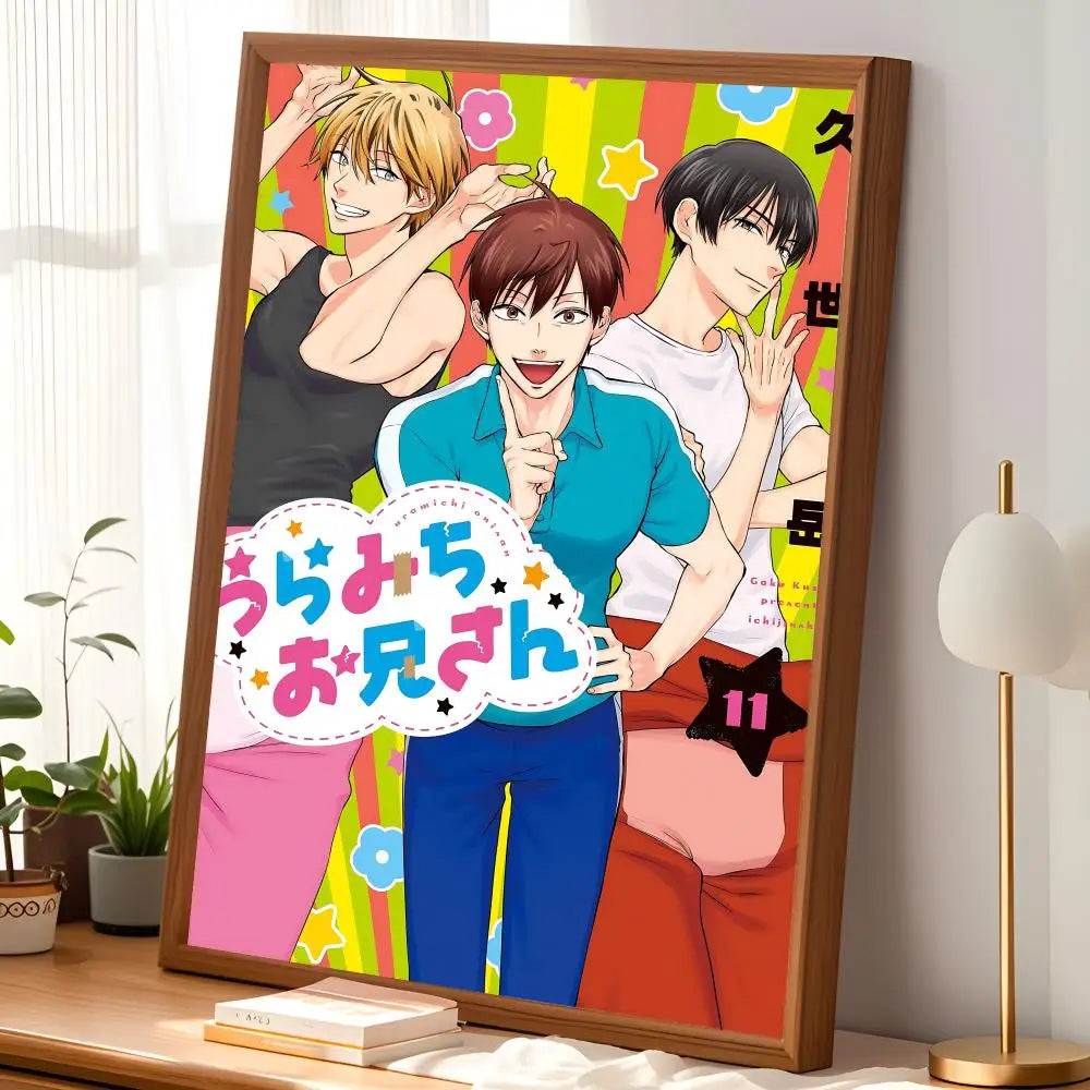 Uramichi Oniisan Self-Stick Wall Poster – HD Waterproof Anime Art