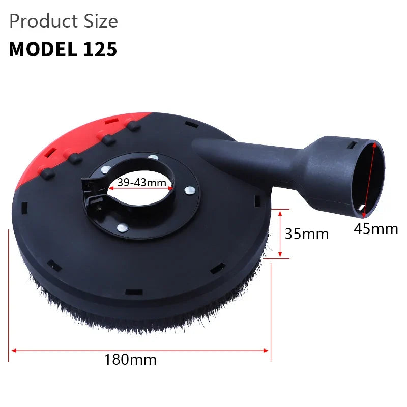Angle Grinder Dust Shroud – Universal 100/125mm Cover