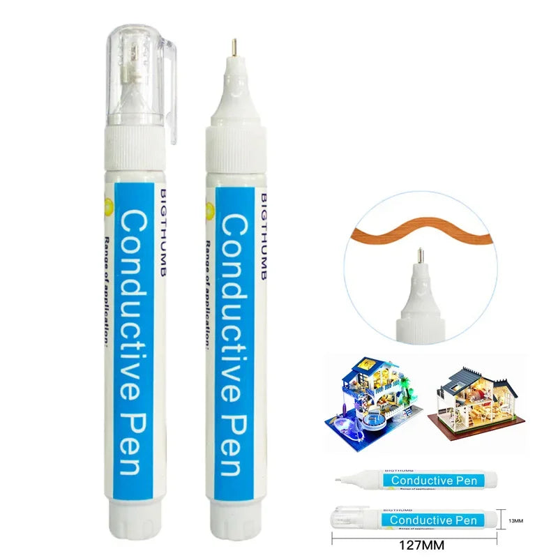 Conductive Silver Paint Pen – Circuit Repair & STEM Learning