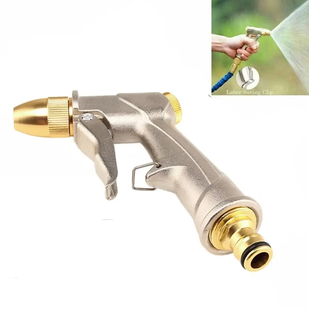 7-Mode Aluminum Alloy High-Pressure Garden Hose Spray Nozzle