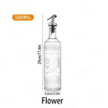 KEMORELA Glass Olive Oil Decanter – Leak-Proof Pouring Spout