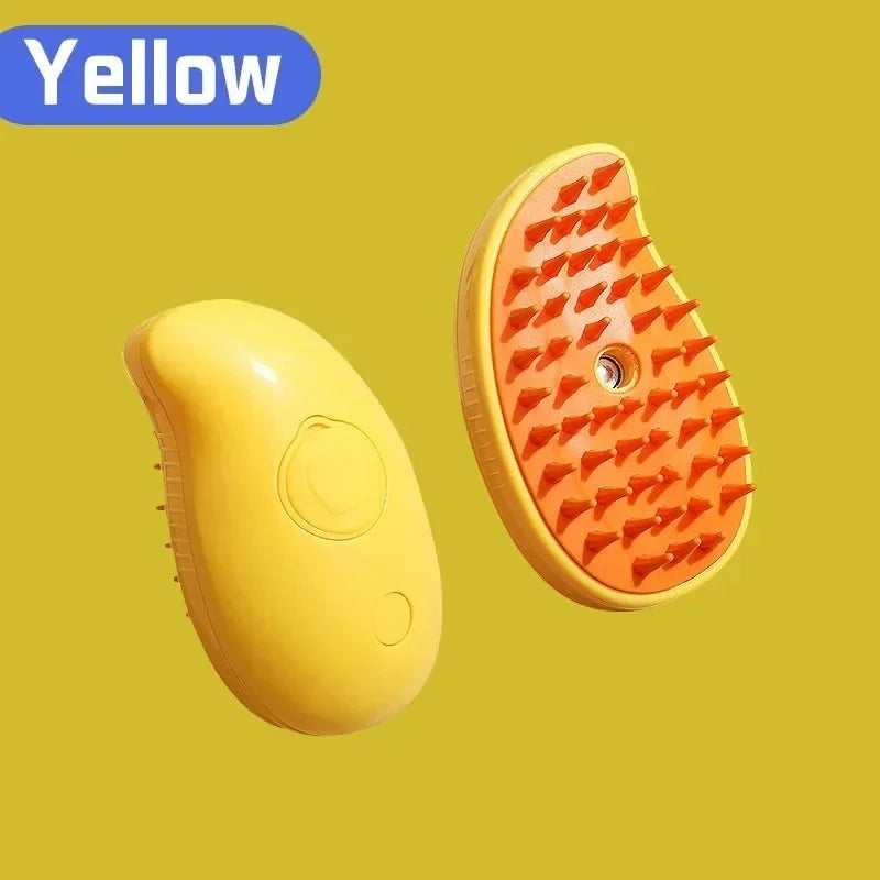 3-in-1 Electric Steam Brush & Massage Comb for Cats & Dogs