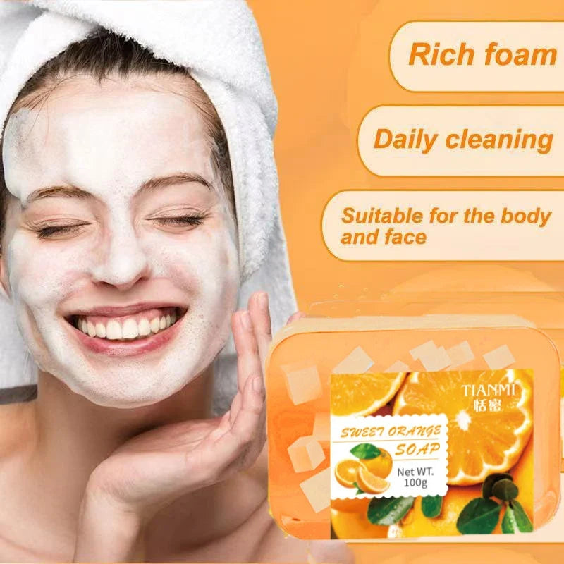Sweet Orange & Glycerin Jelly Soap – Face & Body Cleanser
