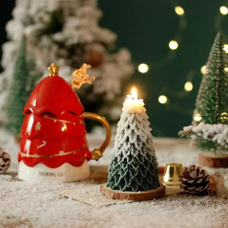 Christmas Tree Candles Scented High-quality Appearance Gifts Fresh