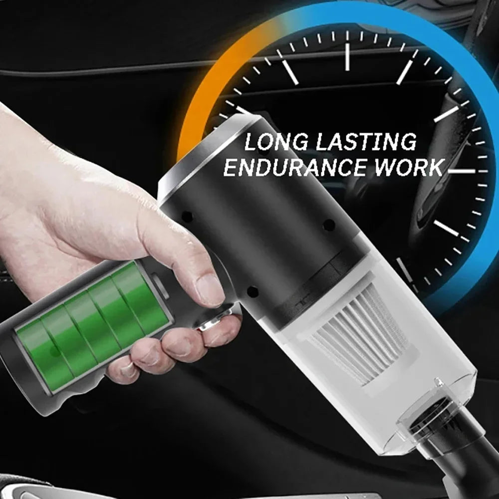 120W Wireless Handheld Vacuum – Car, Home & Pet Hair Cleaner