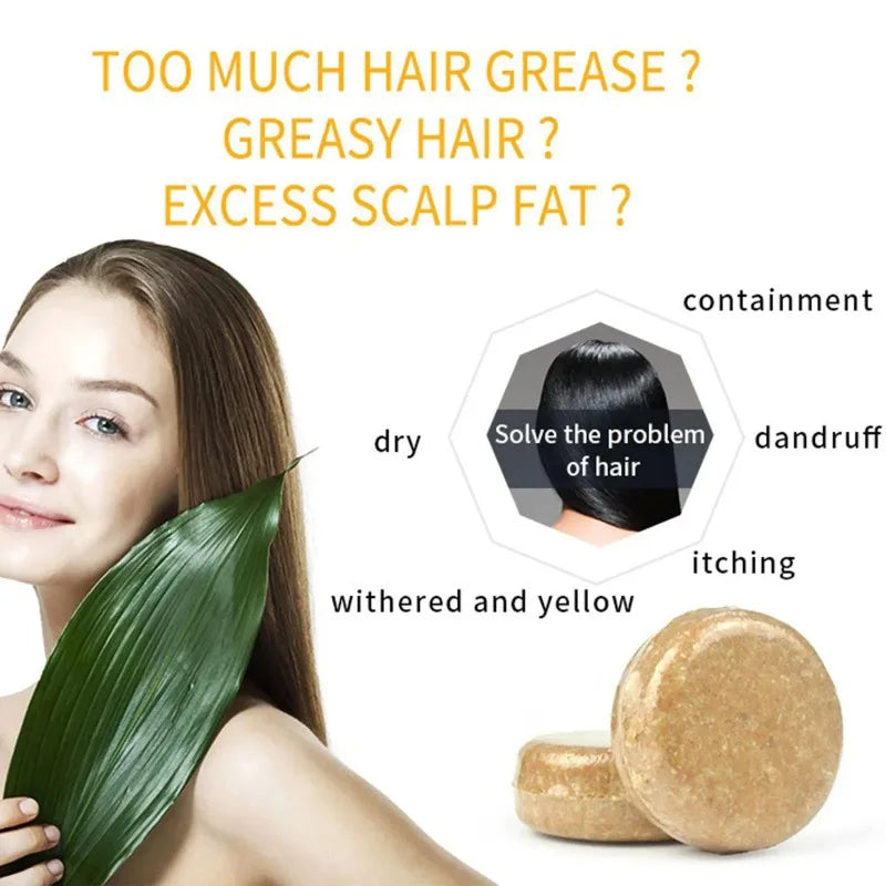 SADOER Ginger & Lavender Shampoo Bar – Soft, Silky Hair